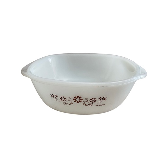 Vintage MCM Dynaware 3 Piece Set : Brown Daisey Cookware: 50’ss Kitchenware - Picture 3 of 7